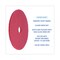 Boardwalk Buffing Floor Pads, 21" Diameter, Red, PK5 BWK4021RED - alternate 2